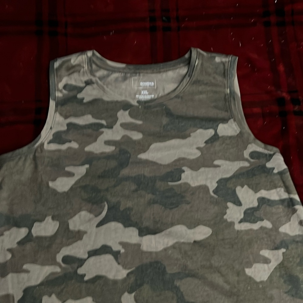 Sleeveless XXL army colored long dress